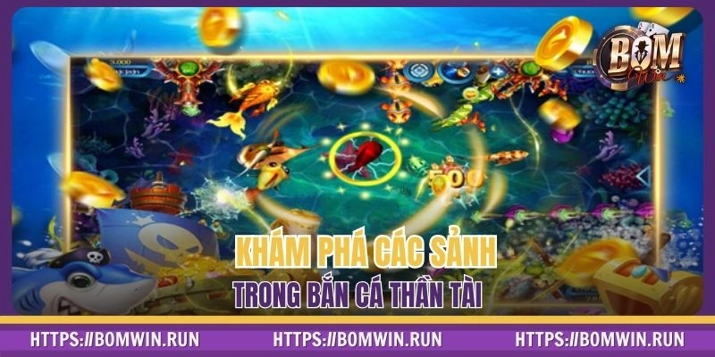Sảnh chơi bắn cá thần tài nổi bật