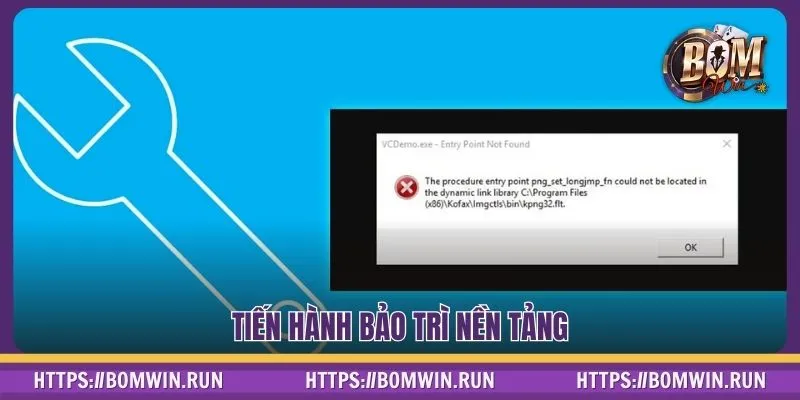 Tiến hành bảo trì nền tảng