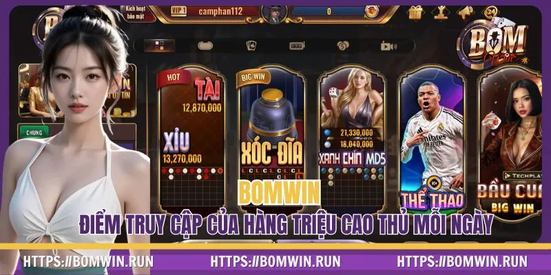 BOMWIN ghi nhận con số khủng về lượt truy cập mỗi ngày