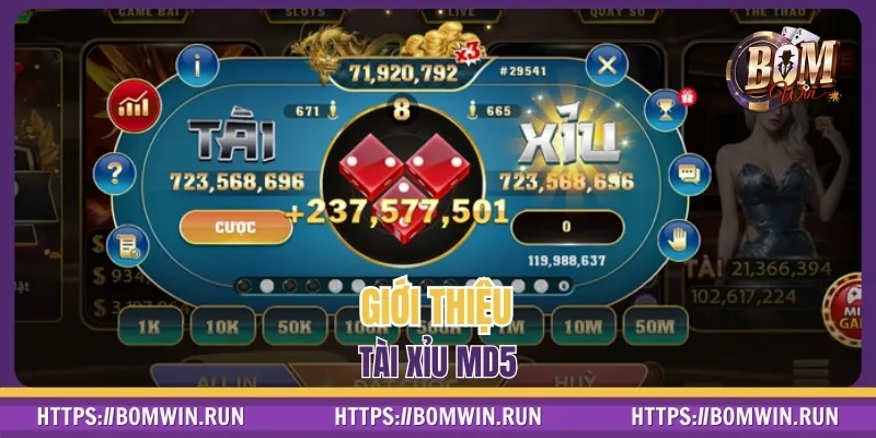 Tài Xỉu MD5 là hình thức giải trí ấn tượng với kết quả trung thực